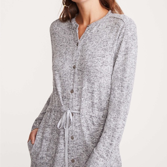 Lou & Grey Brushmarl Shirtdress in Grey US M - Picture 2 of 7